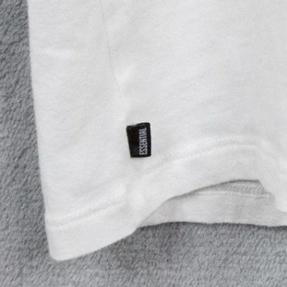 DIESEL Underwear The Essential V-Neck Short Sleeve T-Shirt Cotton White Mens L - Picture 3 of 6